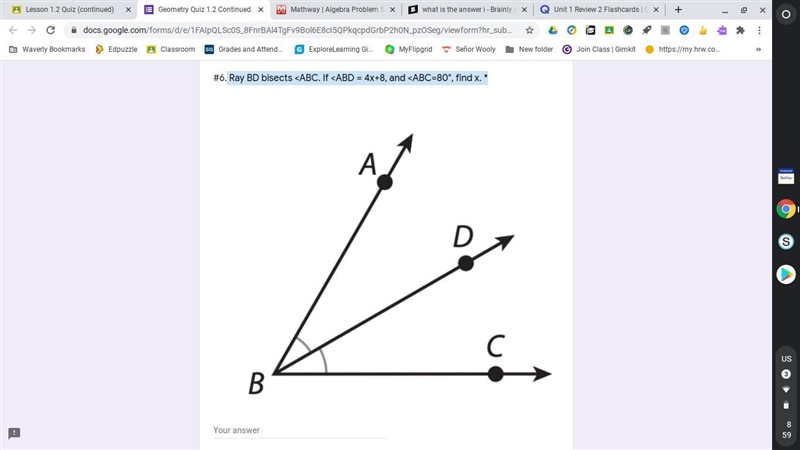 I just need the answer for this question-example-1