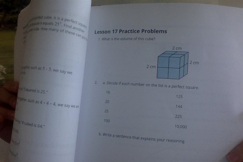 It says what is the volume of this cube-example-1