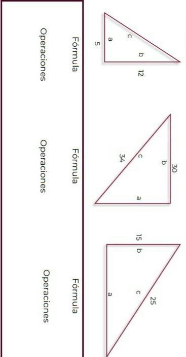 Calcular la medida del lado faltante en cada uno de los siguientes triangulos rectangulos-example-1