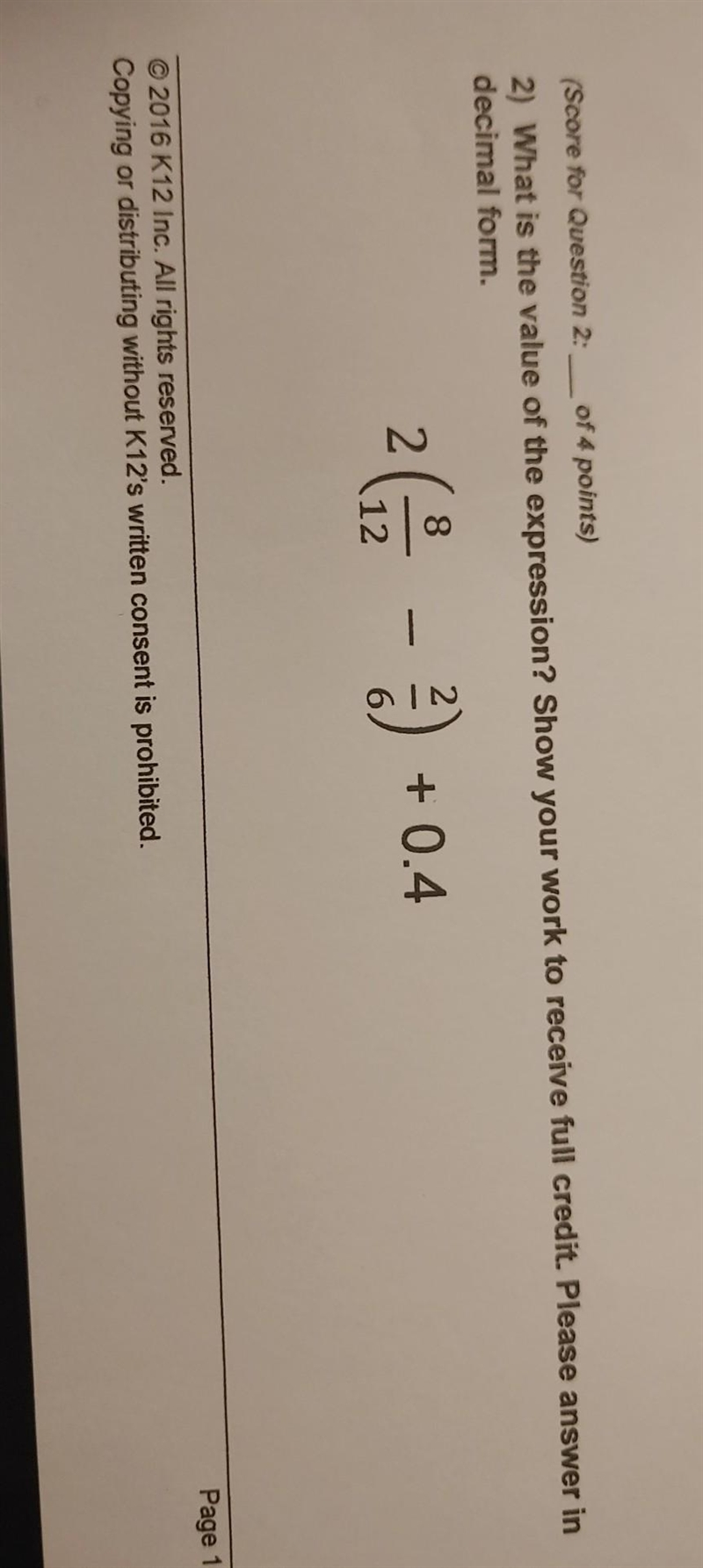 Plzzz show me how you got it a Decimal form​-example-1