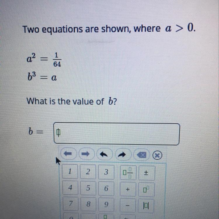 Two equations are shown, where a > 0.-example-1