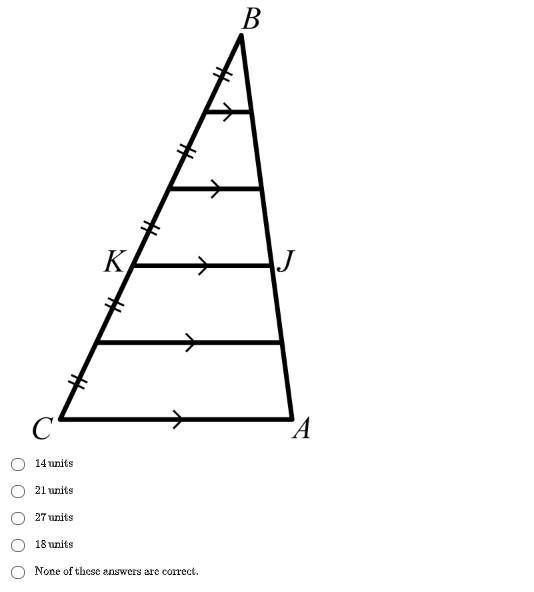 If AB = 45, find the length of AJ.-example-1