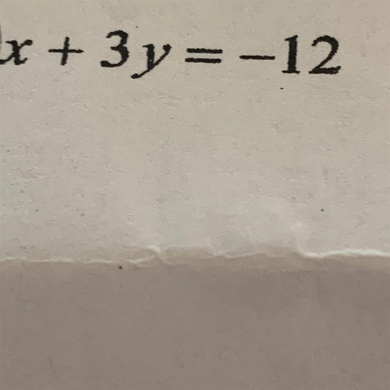 Write the slope intercept form of the equation. Y=Mx+b PLEASE SHOW WORK-example-1