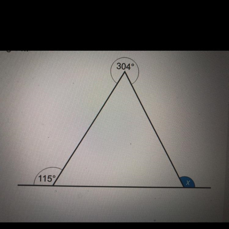 Work out the size of angle x-example-1