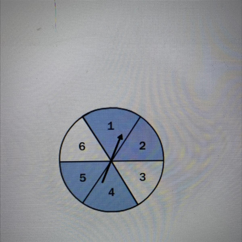 Refer to the spinner. Find the odds of the spinner not landing on an even number. • 1:3 •1:1 •2:1 •1:2-example-1