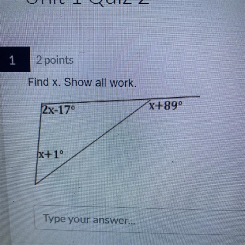 Find x. Show all work. I got 52.5 not sure if it’s right-example-1