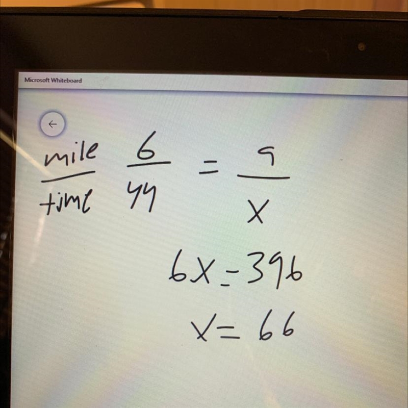 Kira runs 6 miles in 44 minutes. At the same rate, how many minutes would she take-example-1