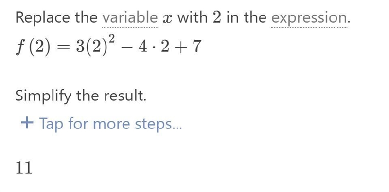 Solve for f(2) and f(x+4) f(x)= 3x^2-4x+7 ​-example-1