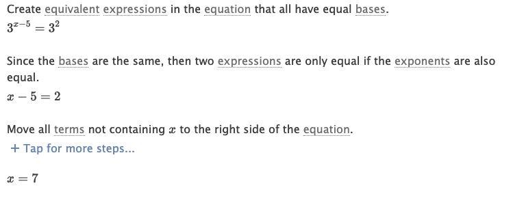 Solve 3x−5 = 9. (1 point) a x = −3 b x = 2 c x = 7 d x = 8-example-1