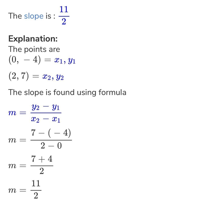 What is the slope of the line through (-7, -8) and (0, 4)?-example-1