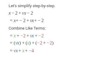 What is the solution of x-2+ VX-2?-example-1