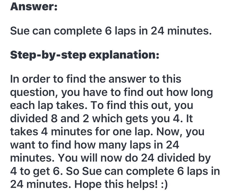 it takes 8 minutes for peter to make 2 laps around the go kart track. how many laps-example-1