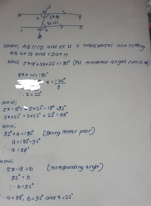 HELPPPP I need help finding x a and b pleaseeee-example-1