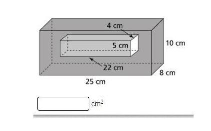 A vase has the shape of a rectangular prism. The inside of the vase is also a rectangular-example-1