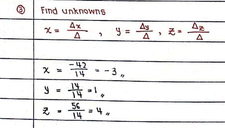 Solve this system: 2x+5y+z=3 x-3y+2z=2 -x+2y-3z=-7-example-3