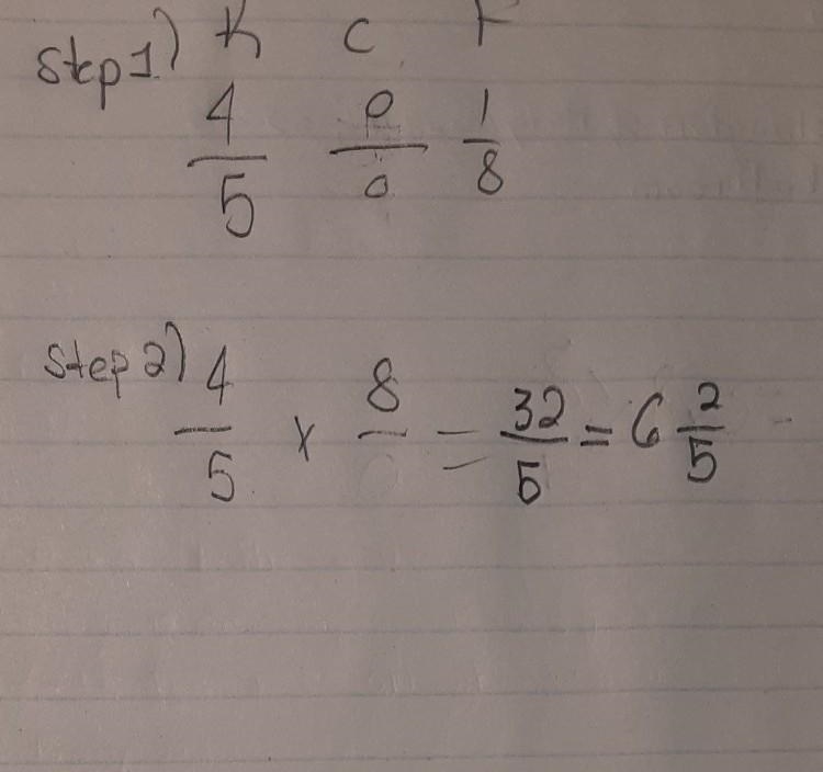 Dan has 4 over 5 cup of ice cream. How many 1 over 8 -cup servings are in 4 over 5 cup-example-1