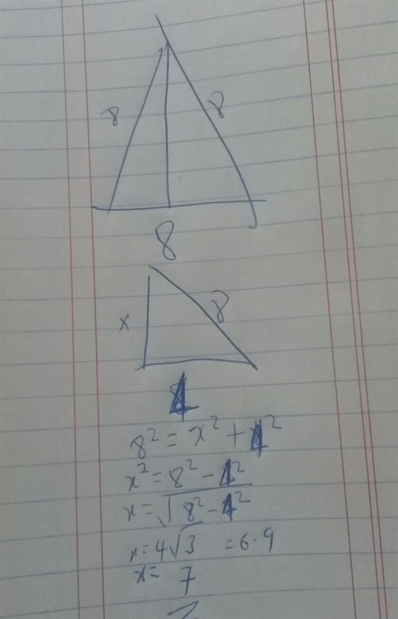 Calculate the perpendicular height of the triangle pls helppp!!​-example-1