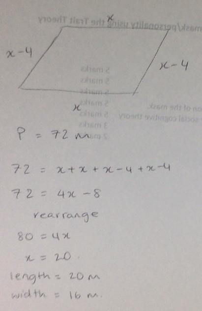 the perimiter of a parallelogram is 72 meters the width of the paralleogram is 4 meters-example-1