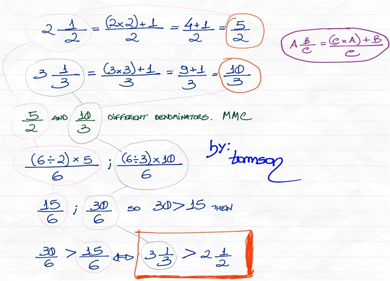 Compare 2^{(1)/(2) } and 3^{(1)/(3) }-example-1