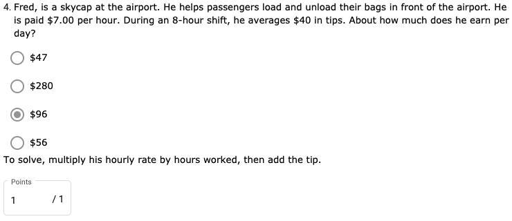 Fred, is a skycap at the airport. He helps passengers load and unload their bags in-example-1