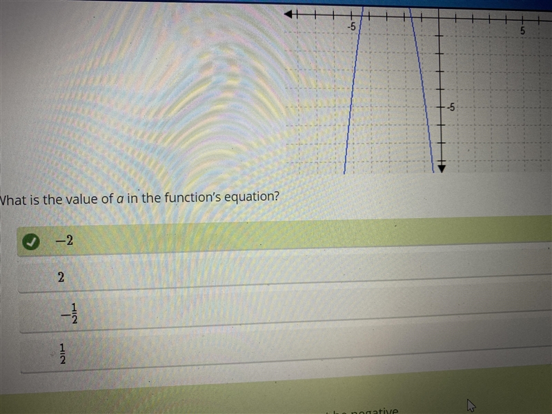 What is the value of a in the functions equation?-example-1