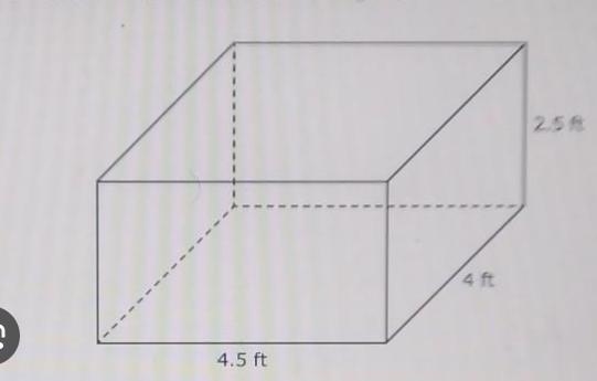 A rectangular prism and its dimensions are shown in the diagram. What is the total-example-1