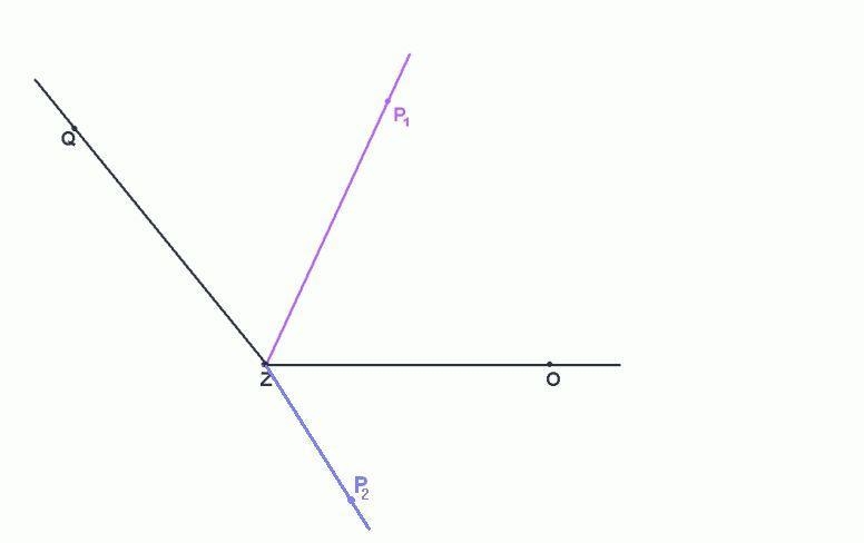 If m∠OZQ = 125 and m∠OZP = 62, what is m∠PZQ-example-1