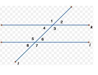 If < 5 is 62 degrees, find the measures of the other 4 missing angles. < 1 = _____ &lt-example-1