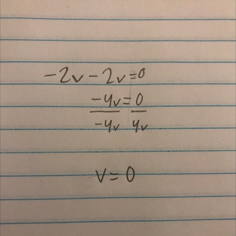 Solve – 2v(v + 1) = 0. v= V=-example-1