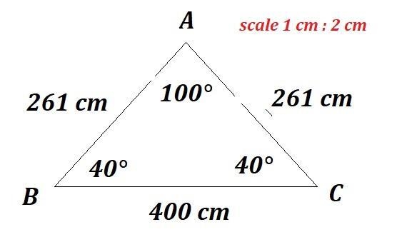 The floor of the entryway to an office building will be triangular. Two angles of-example-1