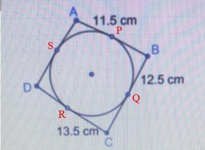 GEOMETRY: Find the perimeter of the polygon if Angle B is congruent to Angle D-example-1