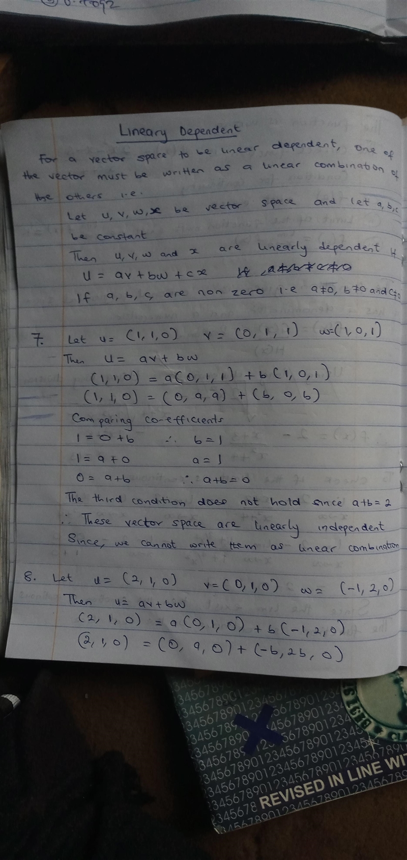 In each of Problems 7 through 11, determine whether the members of the given set of-example-1