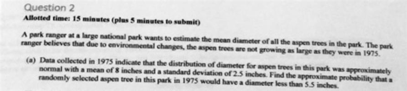 find the approximate probability that a randomly selected aspen tree in this park-example-1