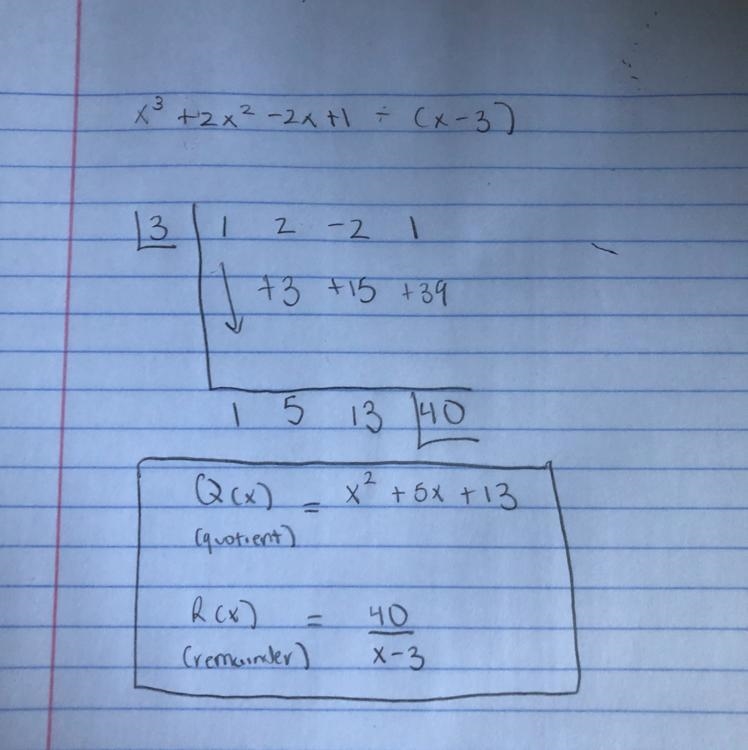 Divide the polynomial P by g and find the quotient and the remainder. a) P (x) = x-example-1