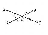 Given: DC =6x, and DA =4x+18 EB =4y-12, and ED =y+17 Y Find y. Then find ED, DB and-example-1