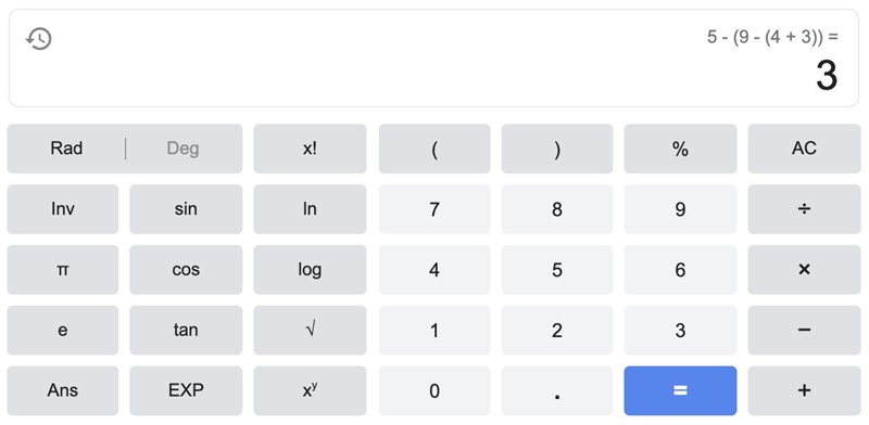 P − (9 − (m + q)); use m = 4, p = 5, and q = 3-example-1