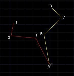 Describe a sequence of rigid transformations that will take zigzag ABCD onto zigzag-example-2