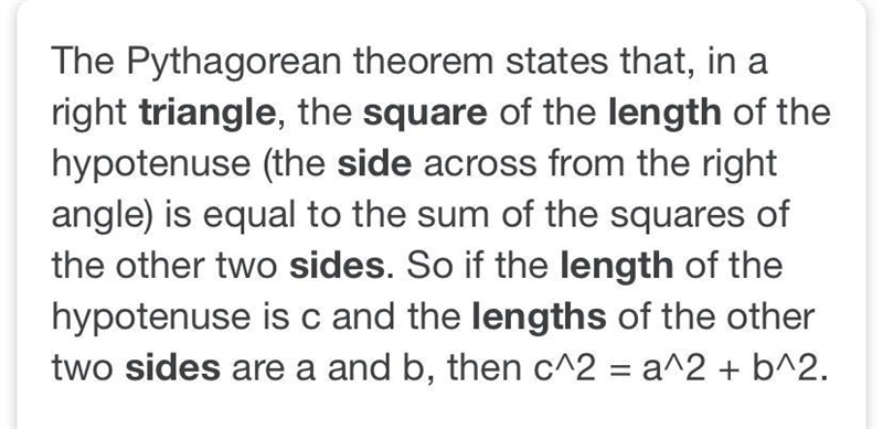 How are the side lengths of a right triangle and the side lengths of a square related-example-1