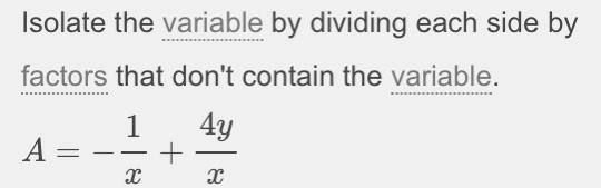 Find the missing coefficient in the line shown; Ax -4y = -1-example-1