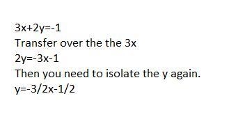 Please help i can't figure it out! Please add explanation as well. 5x + 3y = -2 3x-example-2