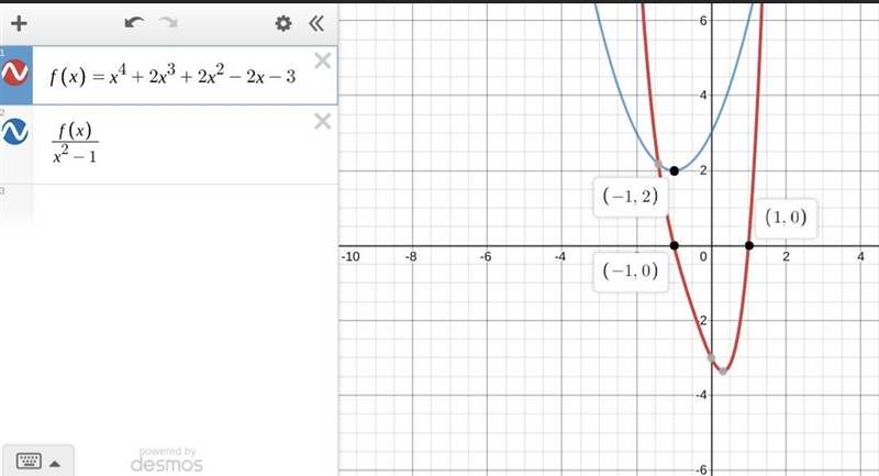 Given a polynomial and one of its factors, find the remaining factors of the polynomial-example-3