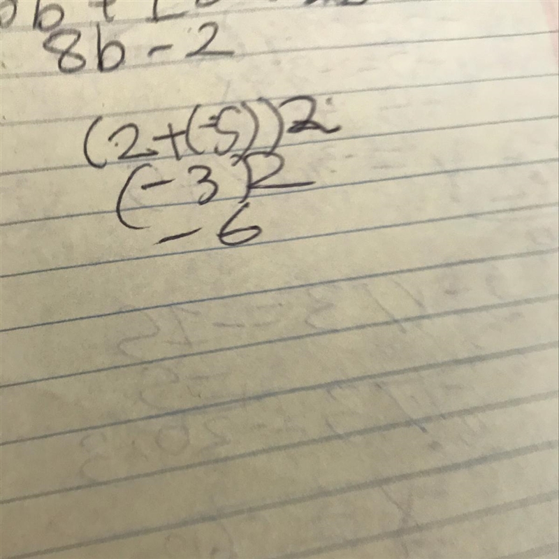 Evaluate the expression: (x+y)2 when x=2 and y=-5​-example-1