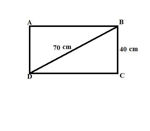 The size of a TV set is described by the length of a diagonal of the screen. One TV-example-1