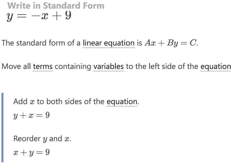 Find the slope and standard form of the line that passes through the points (3, 6) and-example-3