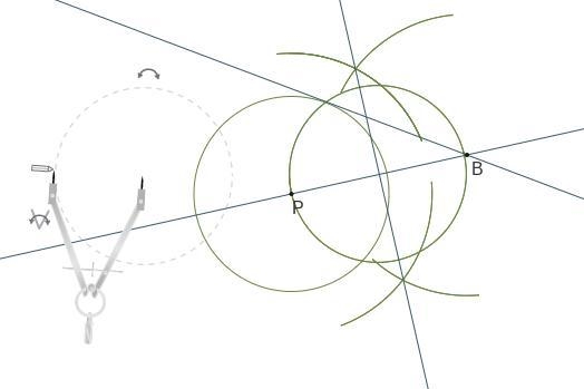 Construct a tangent to the circle that passes through point b-example-1