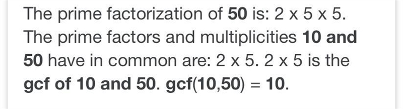 What is the gcf of 10 and 50-example-1