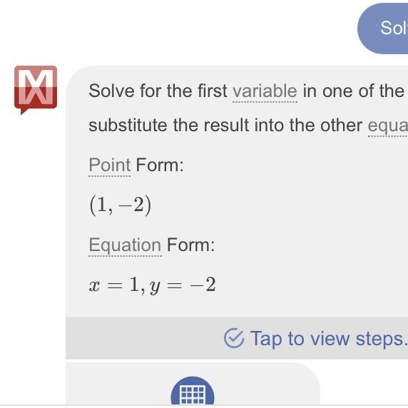 5x - 2y = 9 x + 3y = -5 Solve by Substitution-example-1