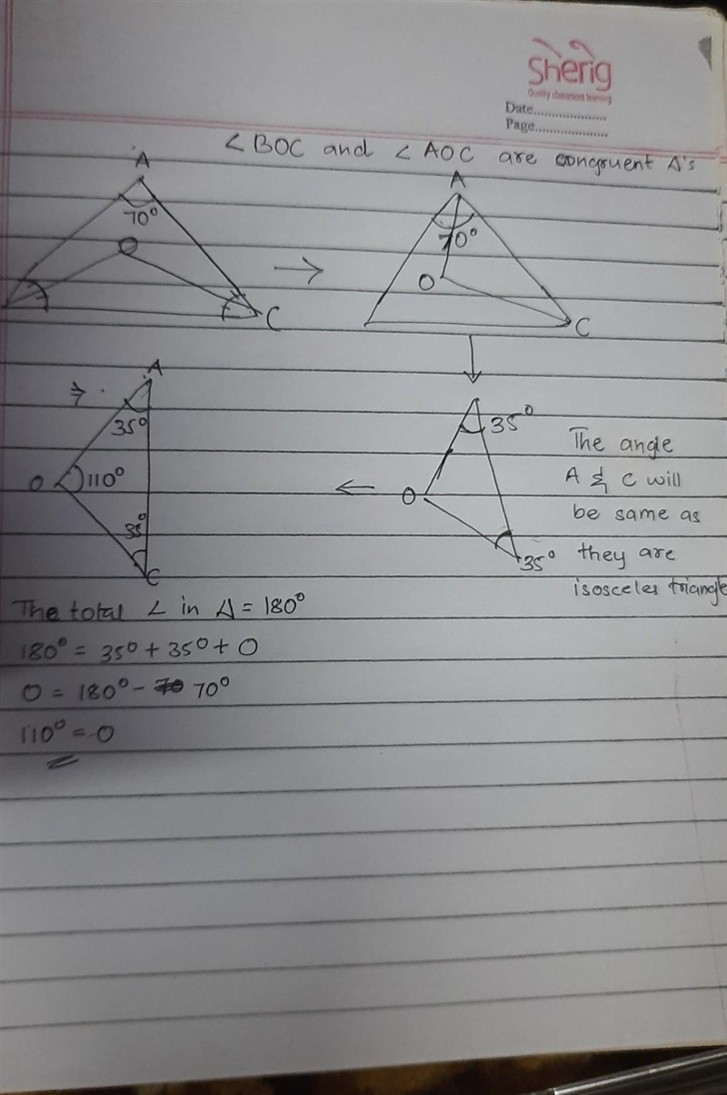 BO and OC are the bisector of angle B and angle C of the triangle ABC. Find BOC if-example-1