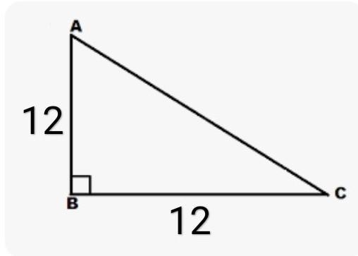 An isosceles triangle has a side that measures 12 inches. What is the length of the-example-1