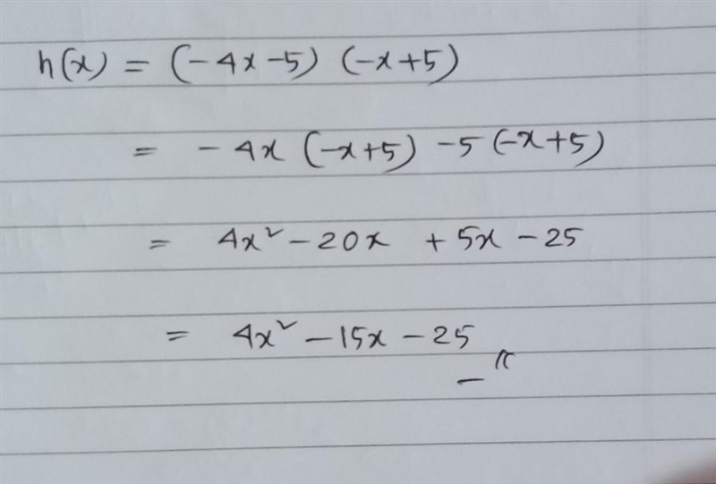 H (x)=(-4x -5)(-x +5)-example-1